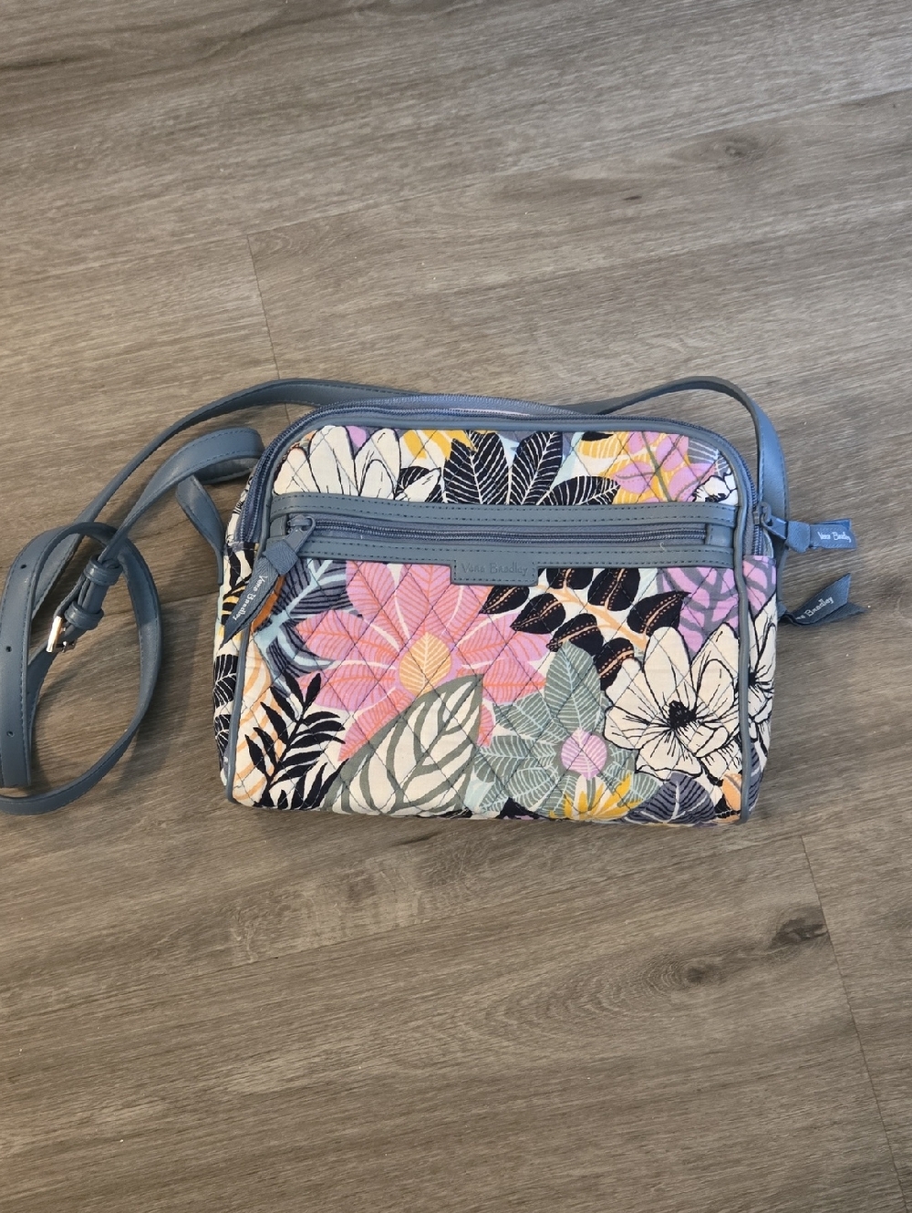 Vera Bradley Floral Quilted Crossbody Bag in Multicolor